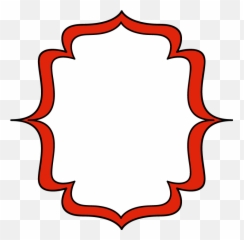 Red Double Bracket Frame - Vector Frame Red Png Emoji,Bracket Emoji