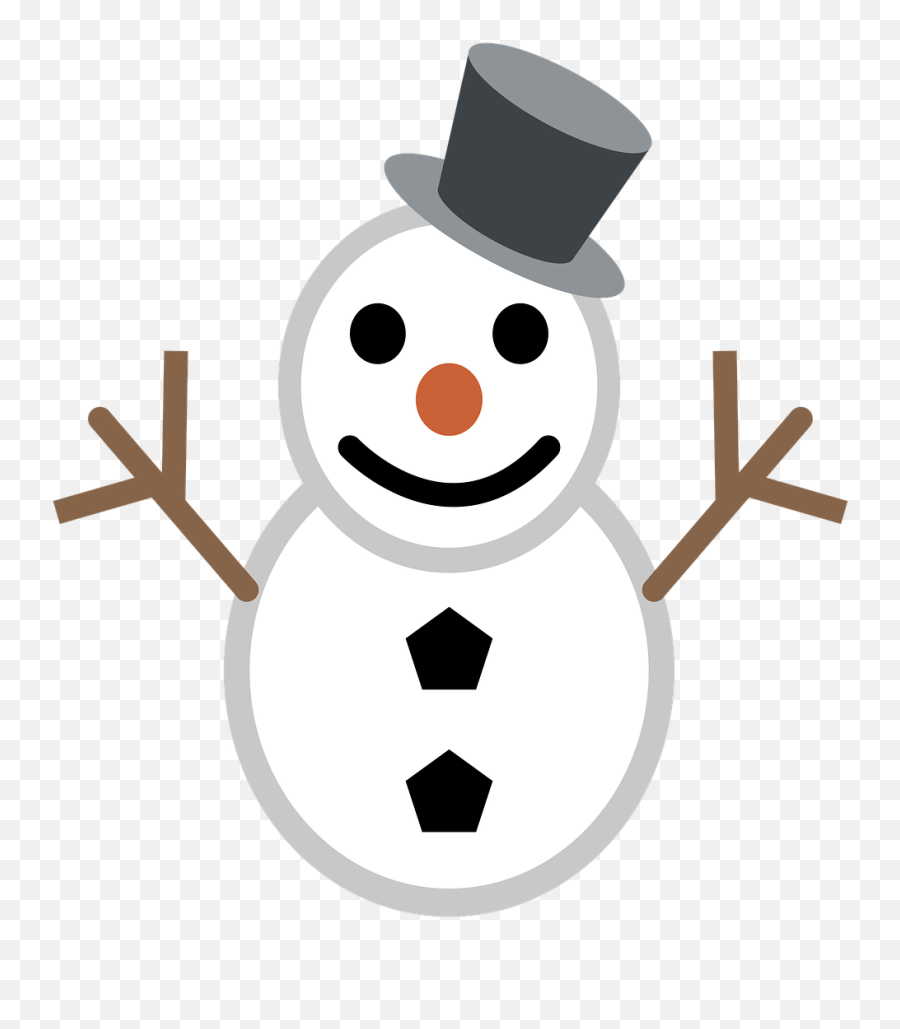 Free Photos Emojis Search Download - Needpixcom Black And White Snowman,Winter Emoji