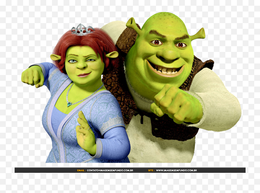 Shrek And Fiona Transparent Png Image - Shrek And Fiona Hd Emoji,Shrek Emoji