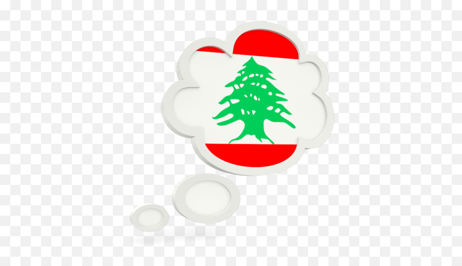 Download Lebanon Clipart Bubble - Lebanon Flag Png Image Emoji,Iphone Emoji Green Flag