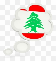 Download Lebanon Clipart Bubble - Lebanon Flag Png Image Emoji,Iphone Emoji Green Flag