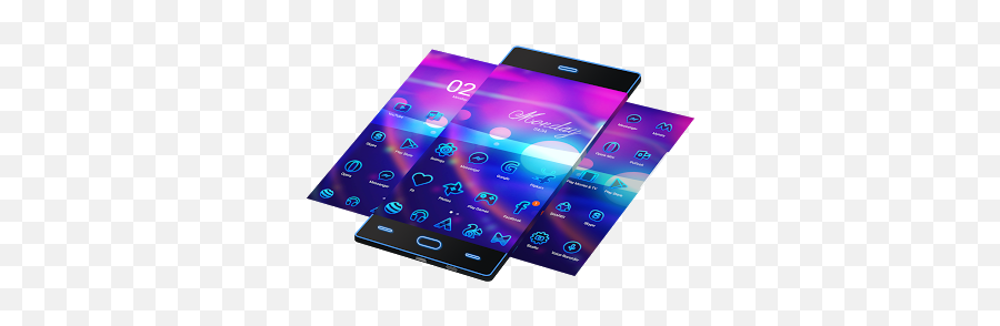 Neon 2 Hd Wallpapers - Theme For Samsung Galaxy J1 Ace Neo Emoji,Samsung Happy Emoji Touchwiz