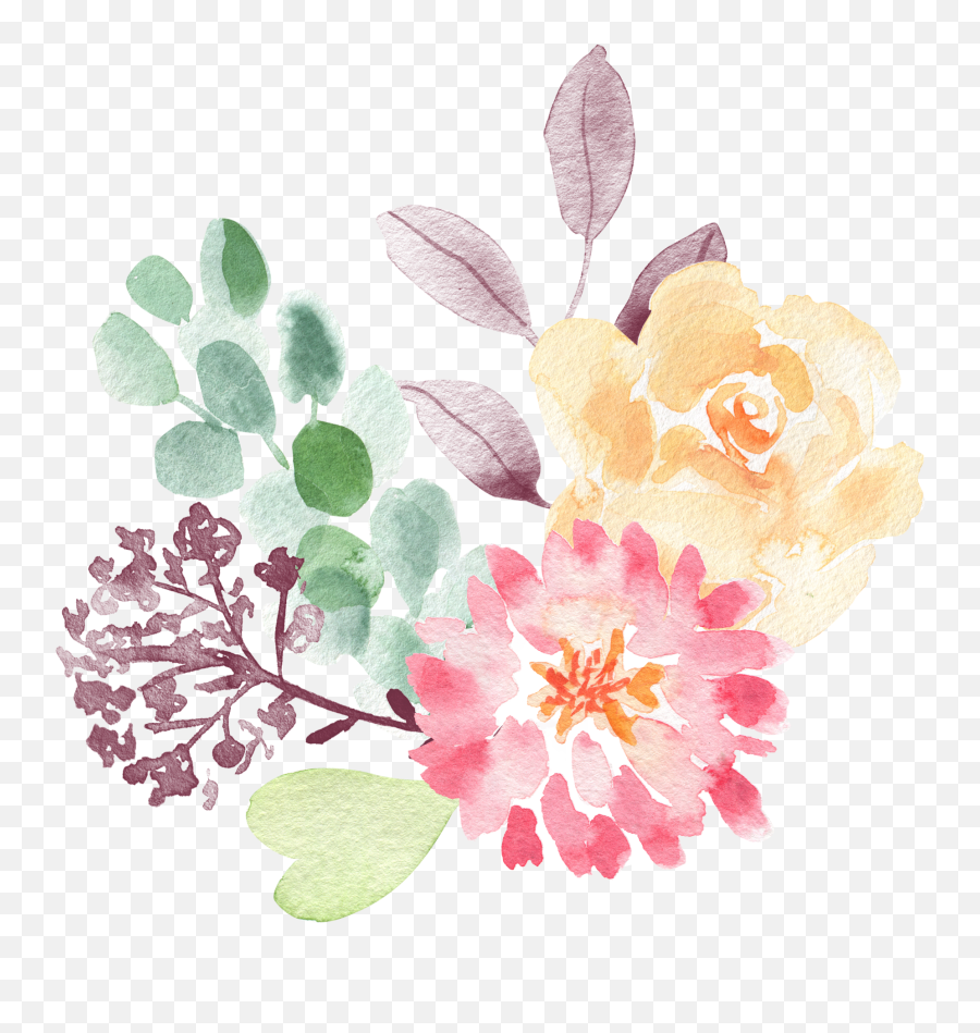 Boquet Bouquet Watercolor Sticker - Philippians 4 13 Free Emoji,Boquet Emoji