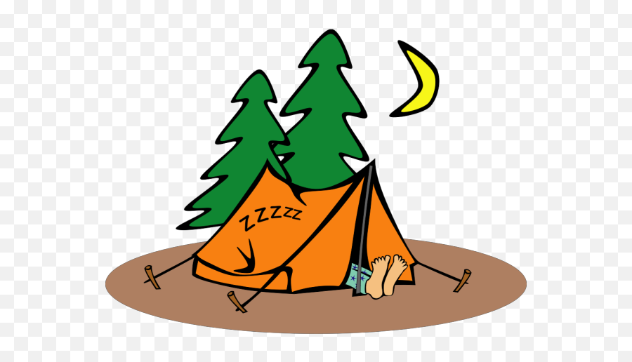 Sleeping In A Tent Png Svg Clip Art For Web - Download Clip Emoji,Sleeping Emoji Size Icon For Pc