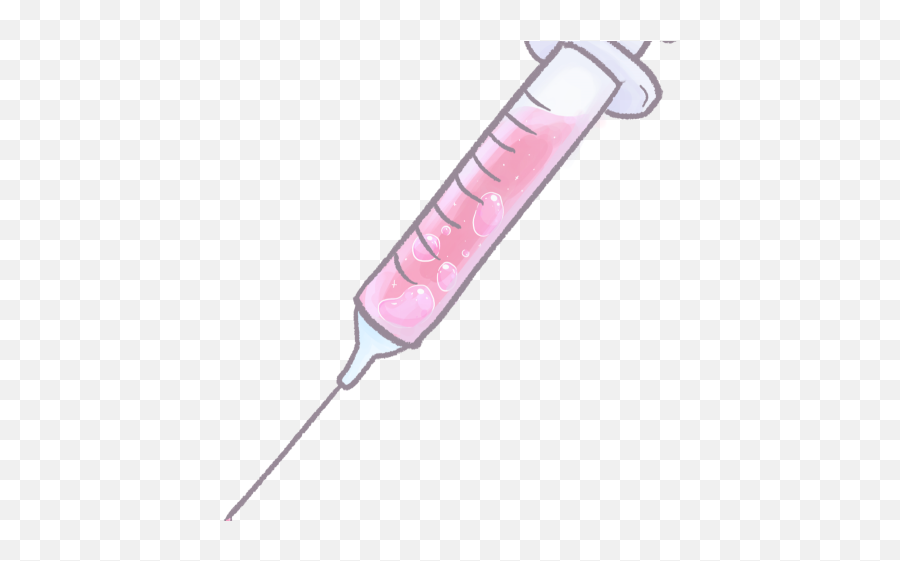 Syringe Clipart Transparent Tumblr - Transparent Syringe Medical Supply Emoji,Injection Emoji