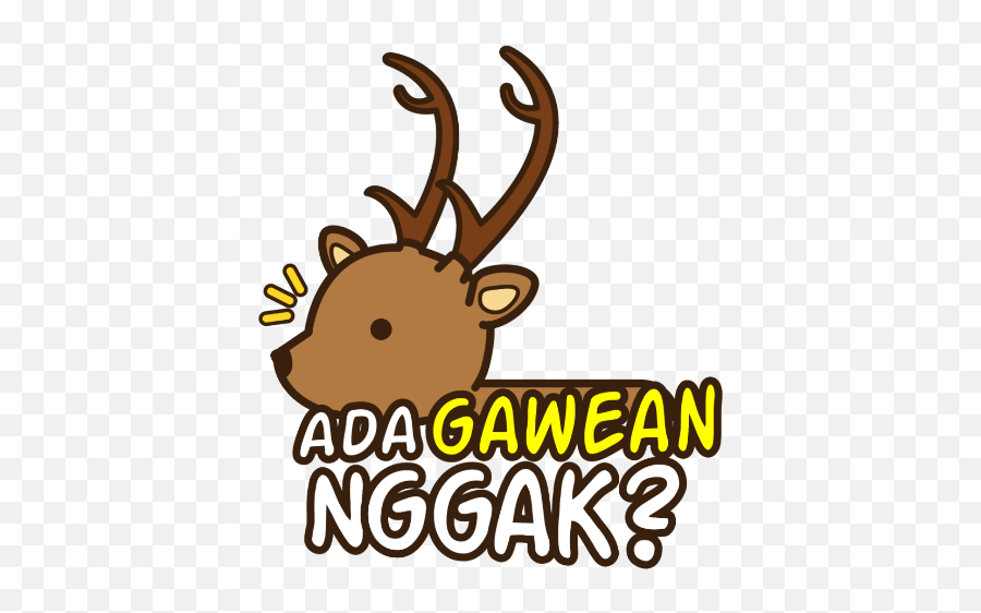 Eatu0026run 1 - Language Emoji,Antler Emoji