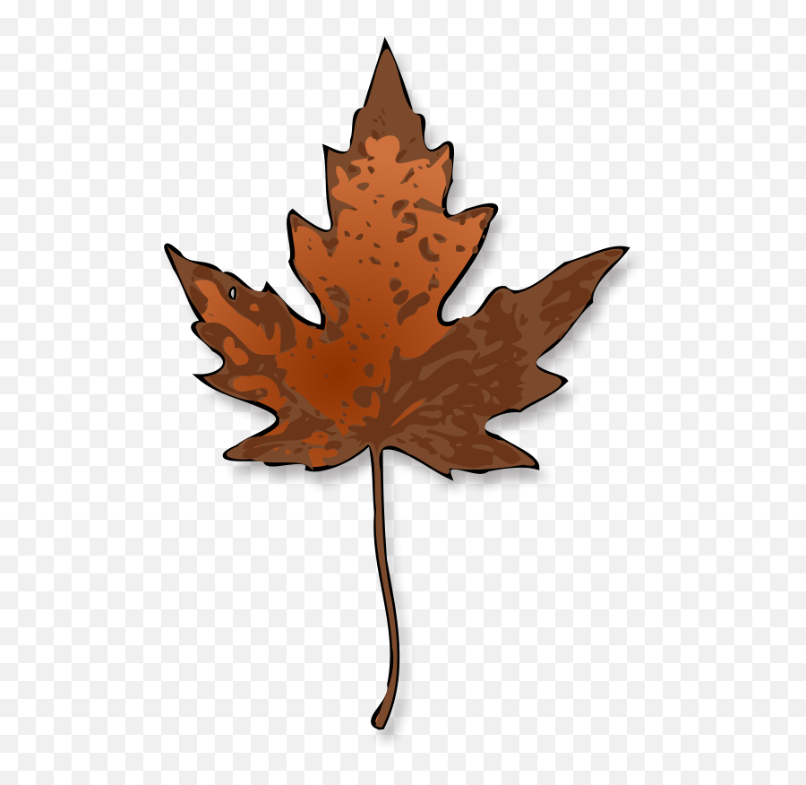 Maple Leaf Clipart - Dead Leaf Clip Art Emoji,Maple Leaf Emoticon
