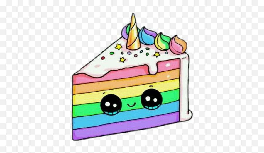 Unicorn Cakes Glitter Rainbow Sparkle Unicorn Cake - Dessin Gateau Anniversaire Kawaii Emoji,Emoji Cupcake Rings