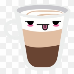 Tired Kawaii Face Coffee Cup - Transparent Png U0026 Svg Vector File Kawaii Coffee Cup Png Emoji,Teabag Emoji