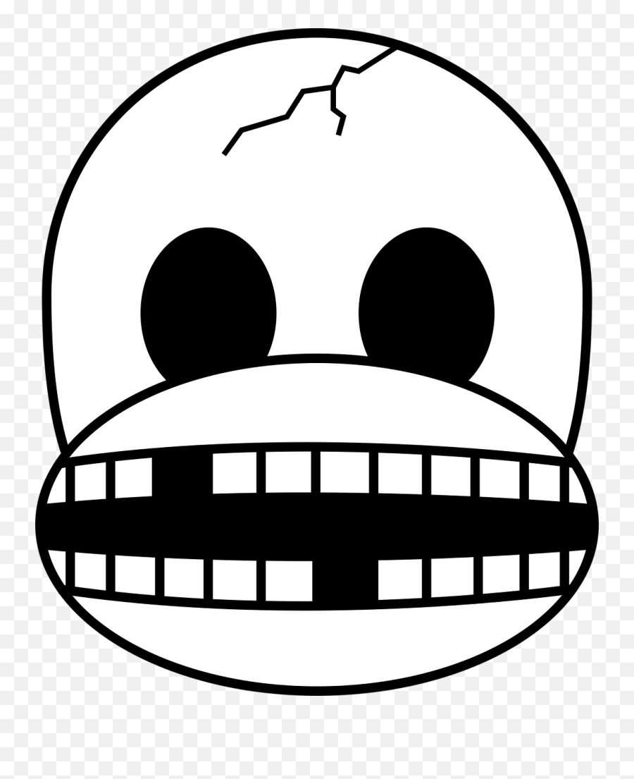 Monkey Emoji - Cartoon Skull Clipart Transparent,Skull Emoji