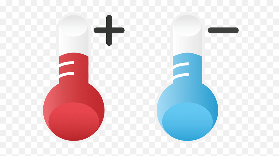 Free Temperature Thermometer Vectors - Exothermic And Endothermic Clipart Emoji,Hot And Cold Emotions