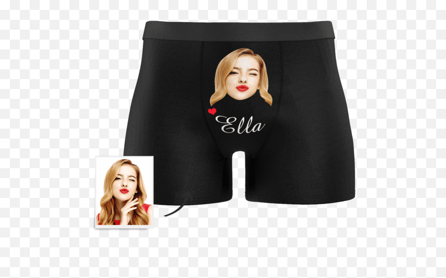 Photo Underwear - Uranniversarygift Boxer Shorts Emoji,Girls Emoji Shorts