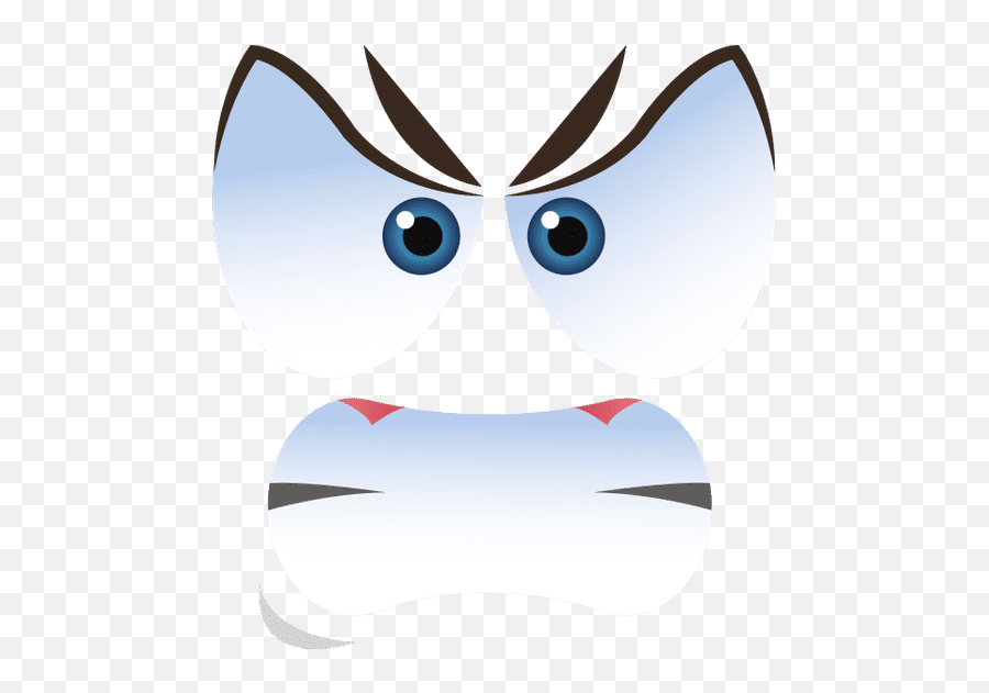 Angry Emoticon Face Icon - Dot Emoji,Angry Emoticon