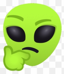 Thinking Alien Gif - Thinking Alien Joypixels Discover U0026 Share Gifs Happy Emoji,Contemplating Emoji