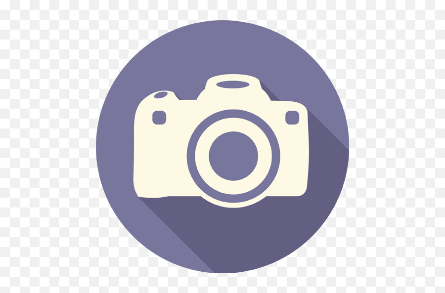 Camera Icon Long Shadow Media Iconset Pelfusion - Camera Emoji,Camera Emoji Transparent