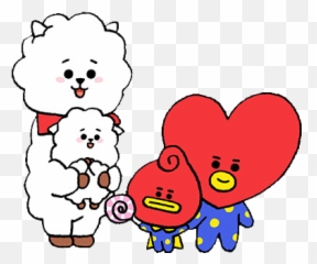 Freetoedit - Tata Dan Rj Bt21 Emoji,Boing Emoji