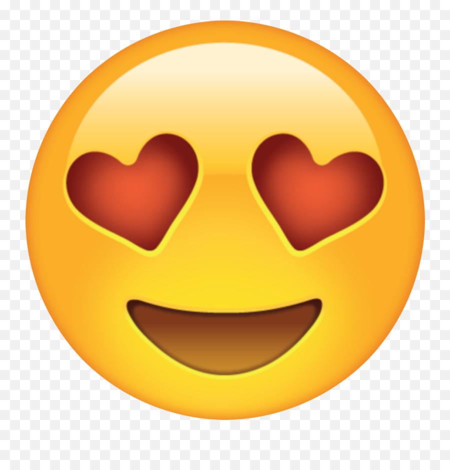 Emoticon Heart Love Emoji Png Free - Heart Eye Emoji Transparent Png,Love Emoji