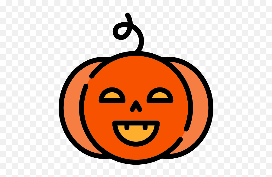 Halloween Pumpkin Horror Terror Spooky Scary Fear Icon - Icon Emoji,Candy Corn Halloween Emoticon