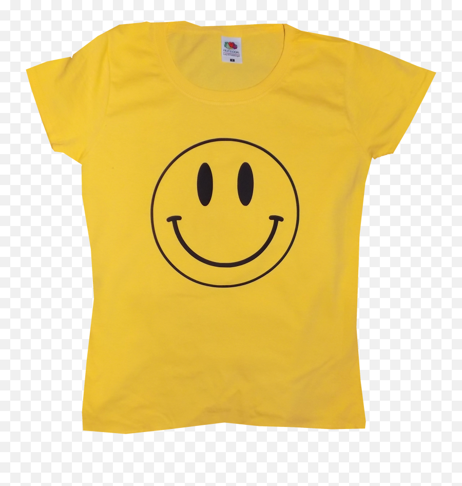 Adults 90u0027s Yellow Smiley Face T - Shirt Happy Emoji,House Emoticon