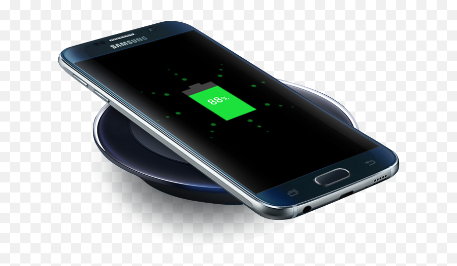 Samsung Galaxy S6 - Phone Wireless Charging Png Emoji,Samsung Galaxy S6 Emoticons In Contact Name