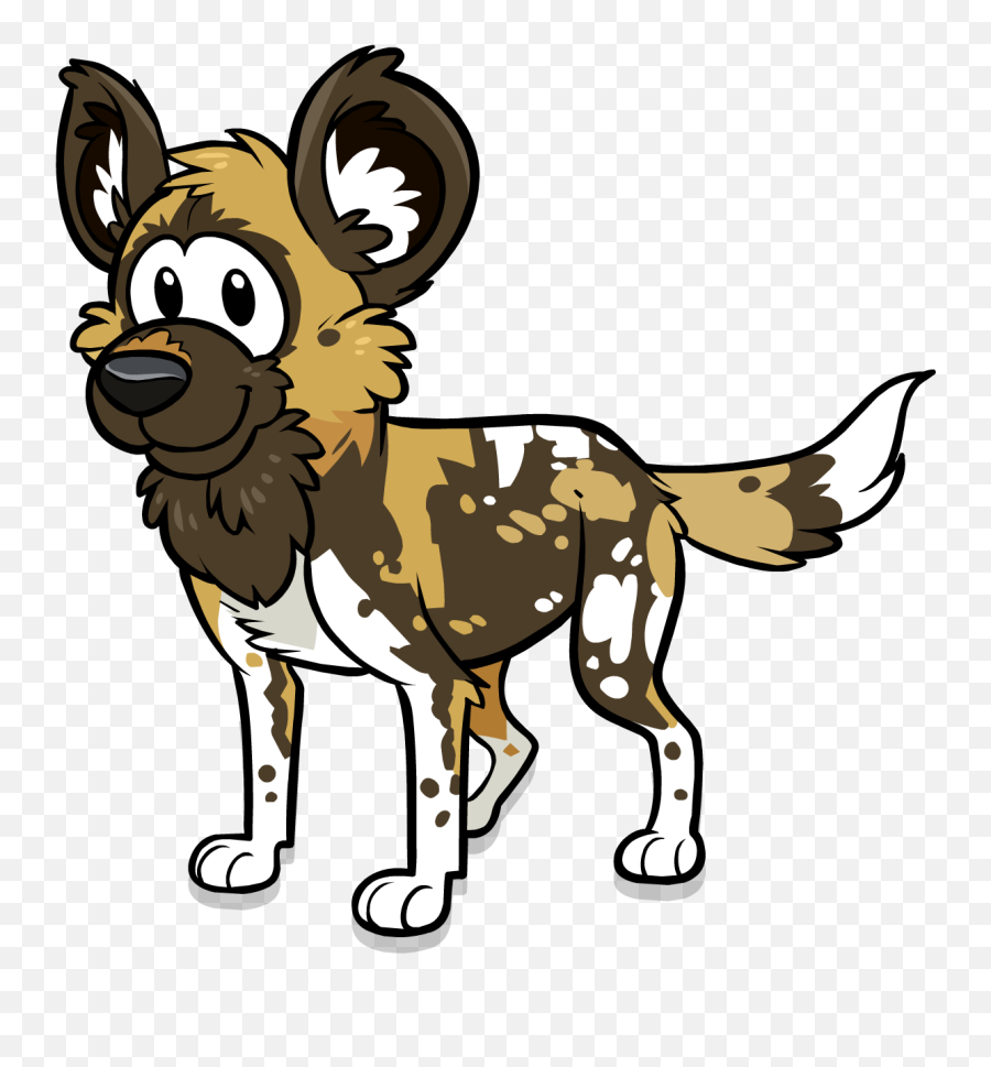 African Painted Dog - Painted Dog Clipart Emoji,Gary Larson Dog Emotion