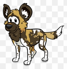African Painted Dog - Painted Dog Clipart Emoji,Gary Larson Dog Emotion