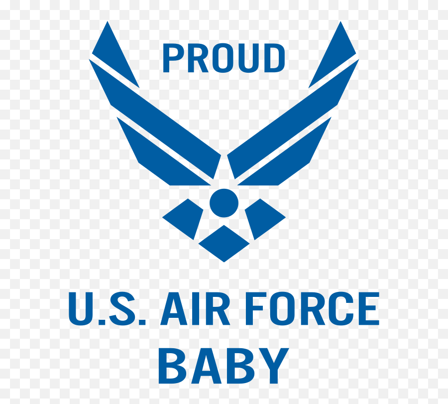 Proud Us Air Force Baby Free Svg File - Svgheartcom Air Force Symbol Emoji,Proud Emoji