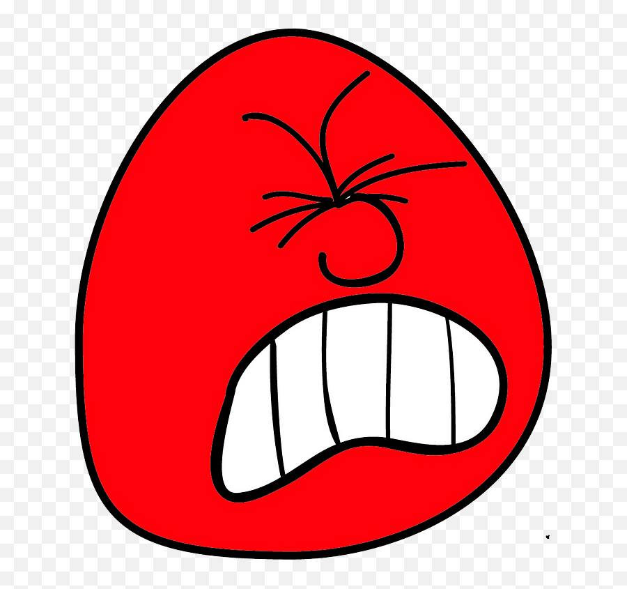 Cartoon Angry Face Clipart Free Download Transparent Png - Dot Emoji,Free Cartoon Emoticons Download