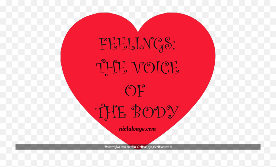 Feelings The Voice Of The Body Intohisheartcom - Fundacion Checo Perez Emoji,How We Feel Our Emotions Within The Body Worksheet