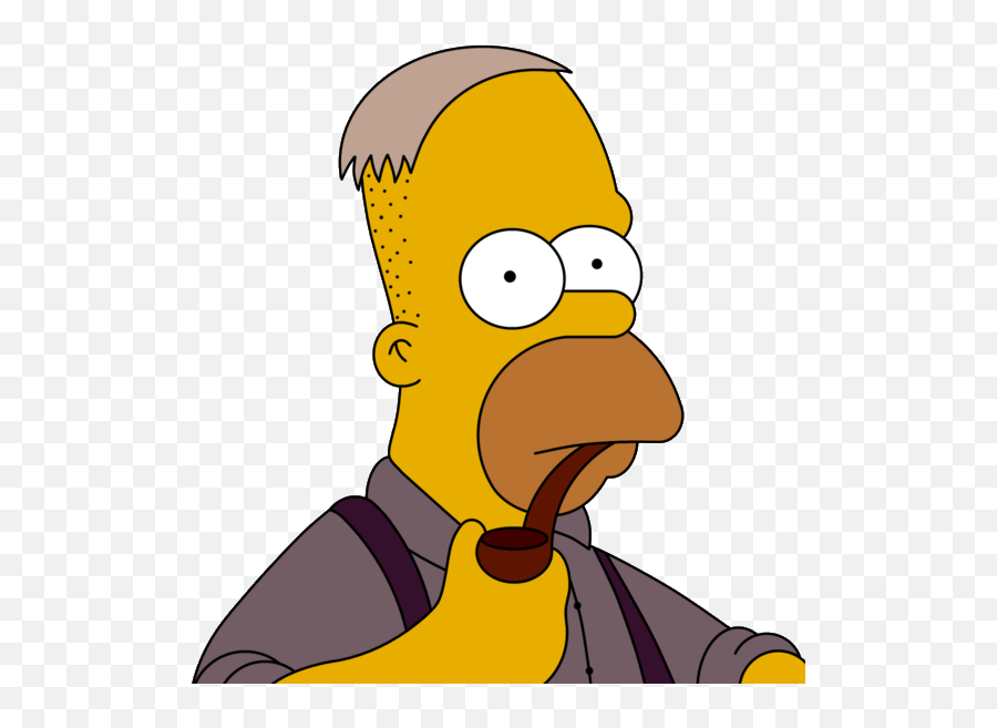 Grandpa Simpson Clipart - Homer Simpson Orville Simpson Emoji,Homer Simpson Mem Emoji