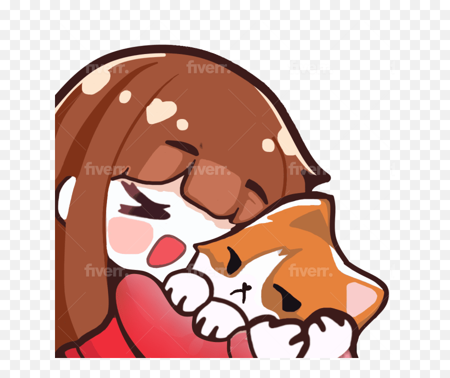 Create Chibi Twitch Emotes Badges And Panels By Akiflsy - Fictional Character Emoji,Love Emotion Chibi