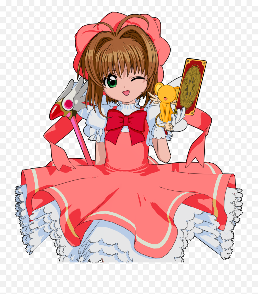 Sakura Kinomoto - Sakura Card Captor Png Emoji,Sakura Card Captor Screencaps Emotion