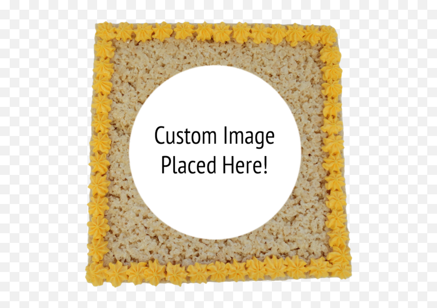 Custom Treats - Door Mat Emoji,Rice Krispies Emojis Girl