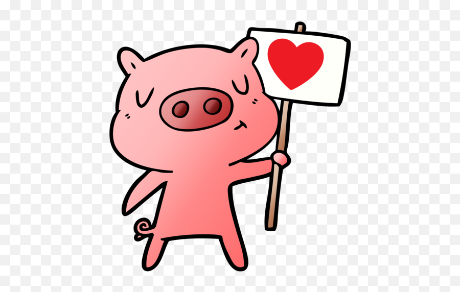 The Mini Pigs Lexicon Summarized - Angry Cartoon Pig Emoji,Character Traits Emojis