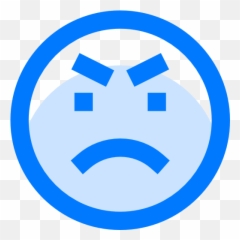Free Icon - Happy Emoji,Mad Blue Emoji
