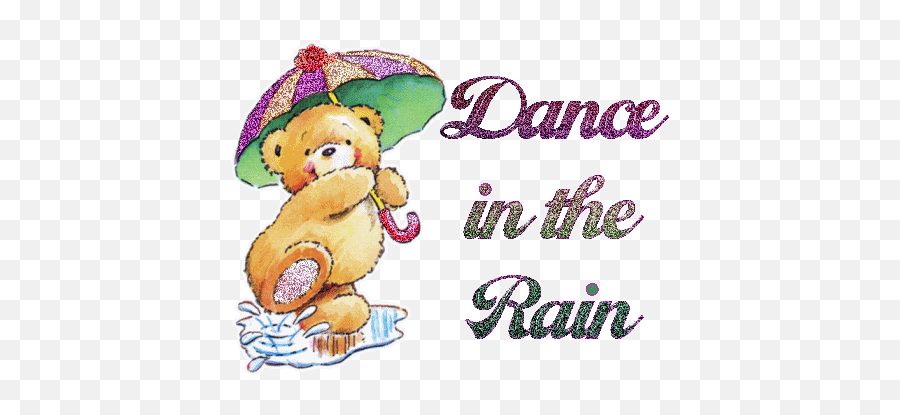 Glitter Gif Picgifs Rain And Water 6601164 - Plaatjes Regen Emoji,Emoticon - Dancing In The Rain