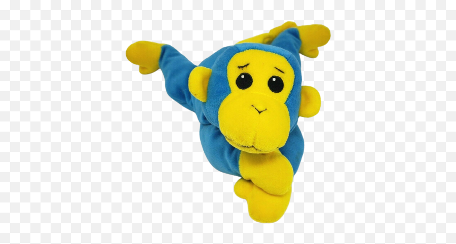 Ty Pillow Pal 1998 Blue U0026 Yellow Monkey And Similar Items - Stuffed Toy Emoji,Emotion Pets Toys Sugar The Seal\