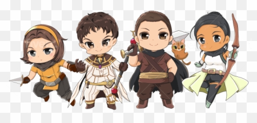 Draw Cute Chibi Character With My Style By Adashuoo Fiverr - Fictional Character Emoji,Avatar Korra Emoji