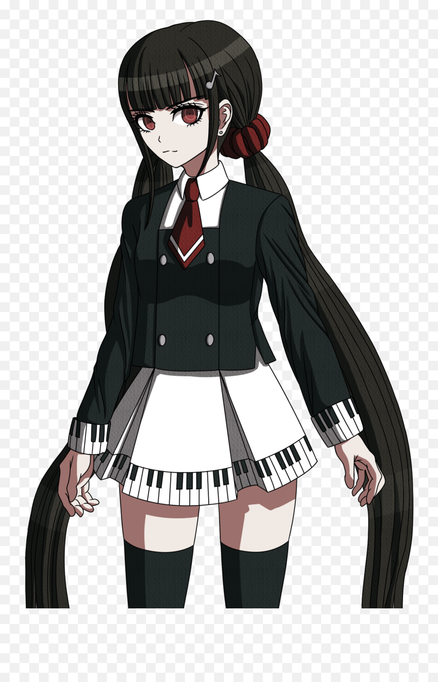 Ultimate Pianist Maki For Anon Danganronpa Danganronpa - Sprite Maki Harukawa Fanart Emoji,Oc Emotion Meme Dev