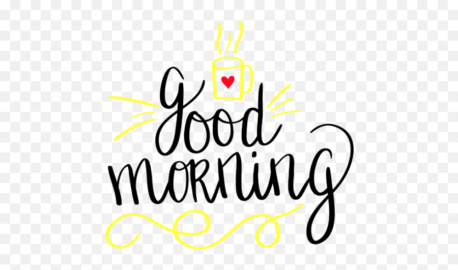 Beautiful Good Morning Clip Art Images For Everyone - Transparent Good Morning Png Emoji,Morning Emoticon Clipart