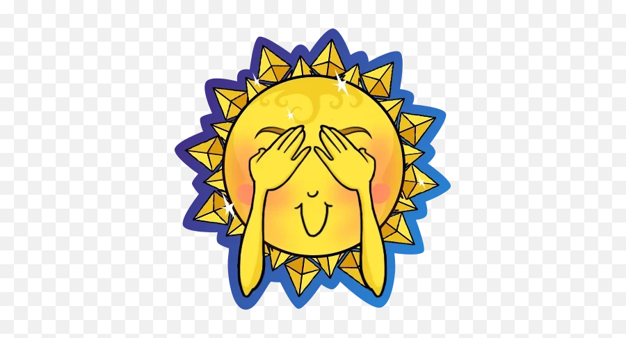 Telegram Sticker From Sun Pack Emoji,Smirking Look Emoji