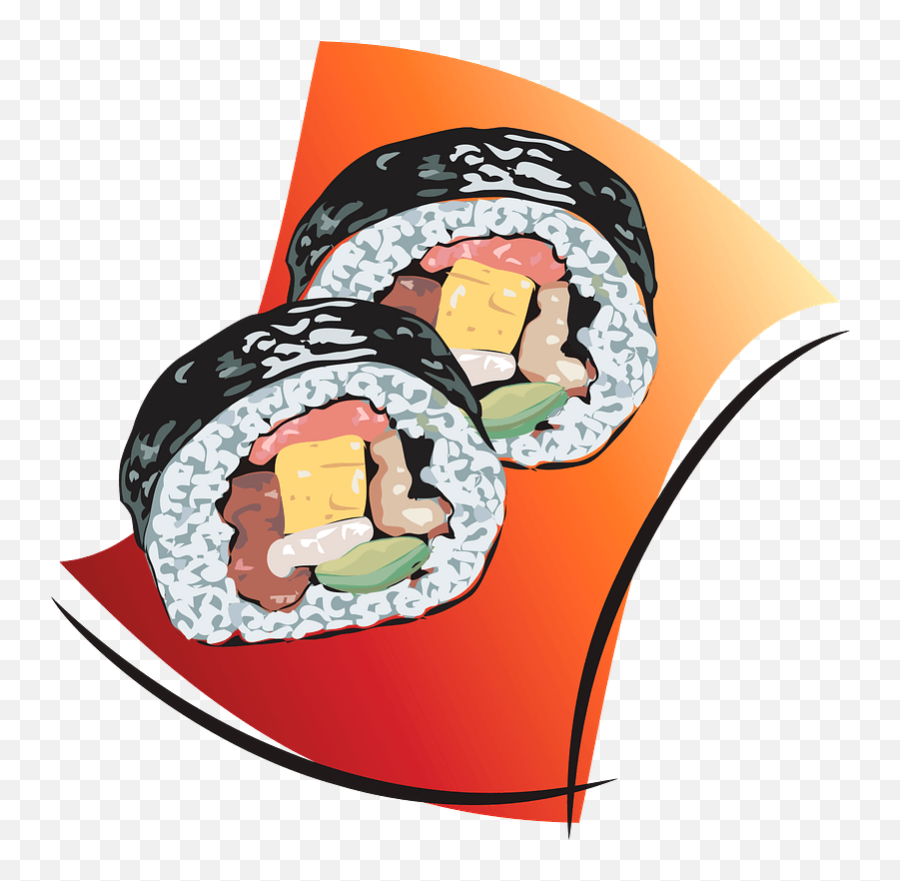 Sushi Clipart - Sushi Clipart Emoji,Sushi Emoji Png