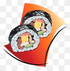 Sushi Clipart - Sushi Clipart Emoji,Sushi Emoji Png