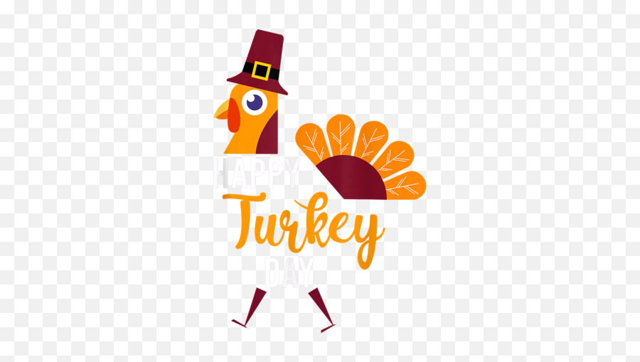 Happy Turkey Day Pilgrim Turkey Thanksgiving Kids Men Women Emoji,Tukey Emoji