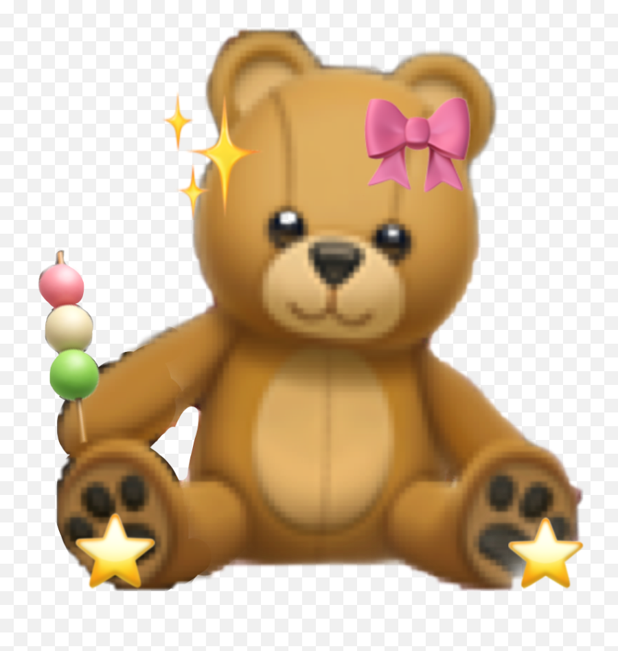 Kawaii Soft Bow Star Dango Freetoedit Sticker By Dangomilk Emoji,Emoji Dango