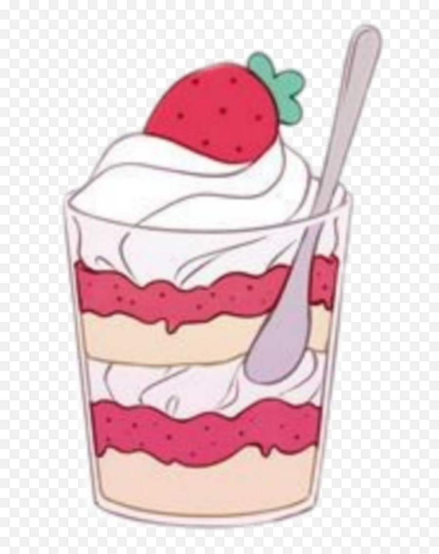 Freetoedit Strawberry Strawberries Cute Sticker By Olibb Emoji,Millkshake Emoji
