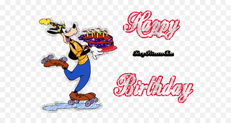 Happy Birthday Pictures Mickey - Mousehappybirthdaygif Animated Happy Birthday Goofy Emoji,Happy Birthday Emoticon Gif