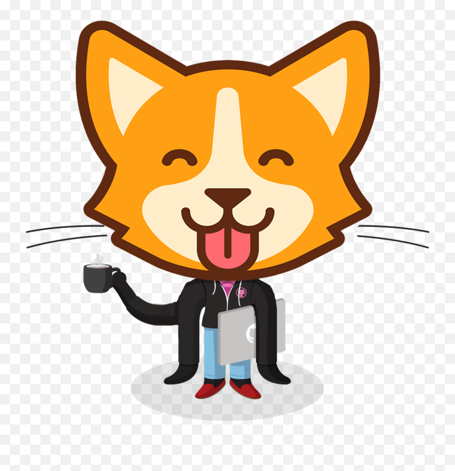 Github - Dog Cartoon With Tongue Out Clipart Full Size Cute Cartoon Dog Head Emoji,Panting Emoji