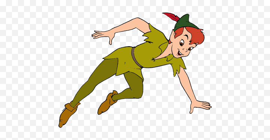 Disney Character Peter Pan - Flying Peter Pan Clip Art Emoji,Peter Pan Disney Emoji