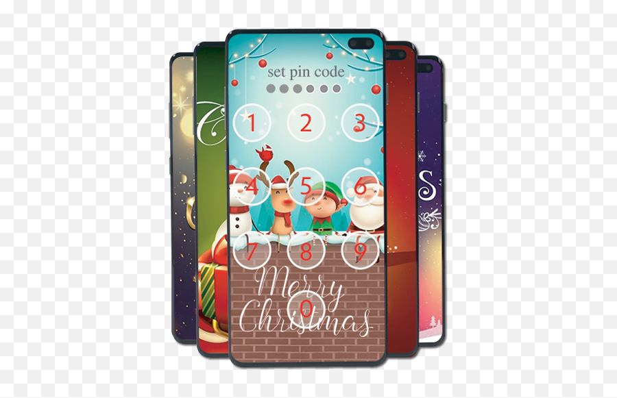Download Merry Christmas Lock Screens Wallpapers Android - Mobile Phone Case Emoji,Merry Christmas Emoticons Free